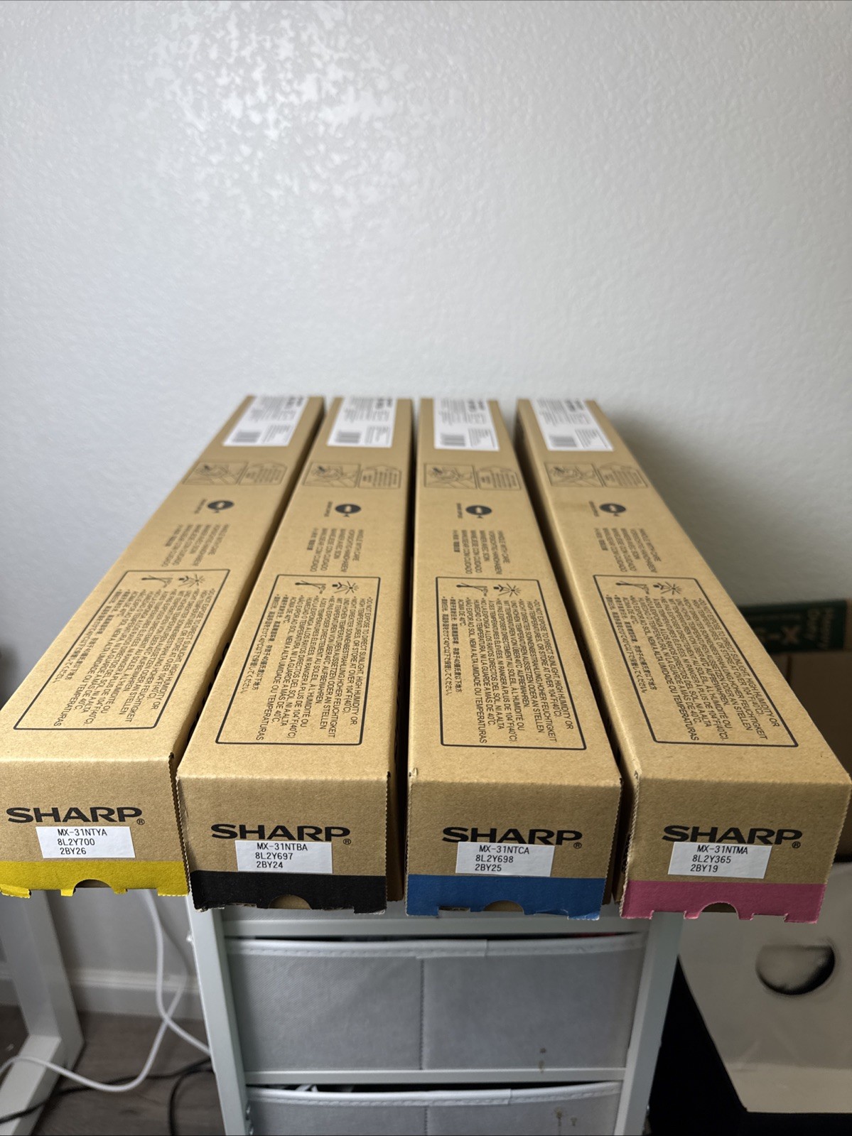 Genuine Sharp MX-31NT CMYK Toner Set MX-31NTBA CA MA YA OEM Free Ship