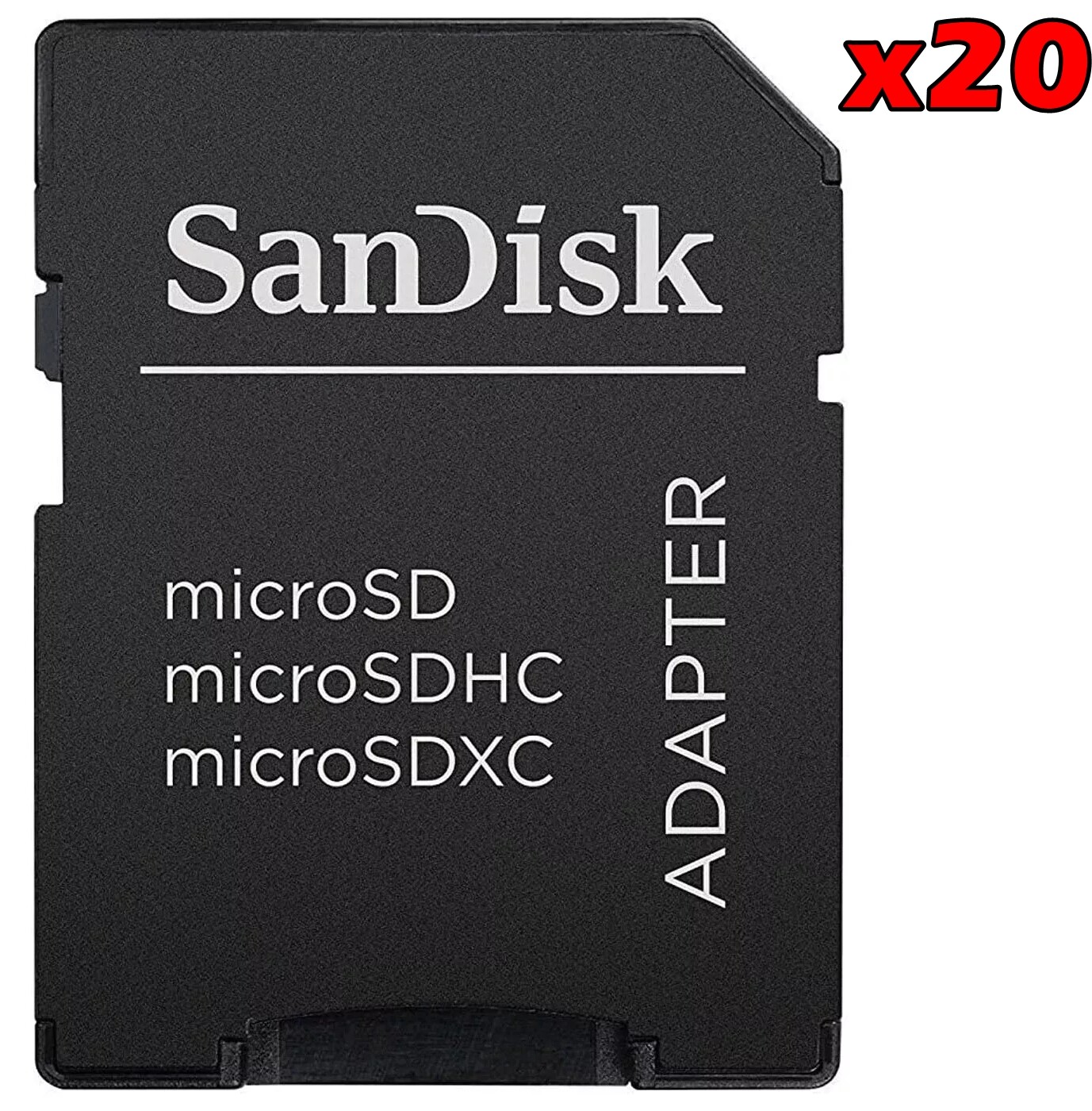 SanDisk Adapter for Micro SD Card SDXC SDHC TF Memory Card Adapter SD Reader LOT