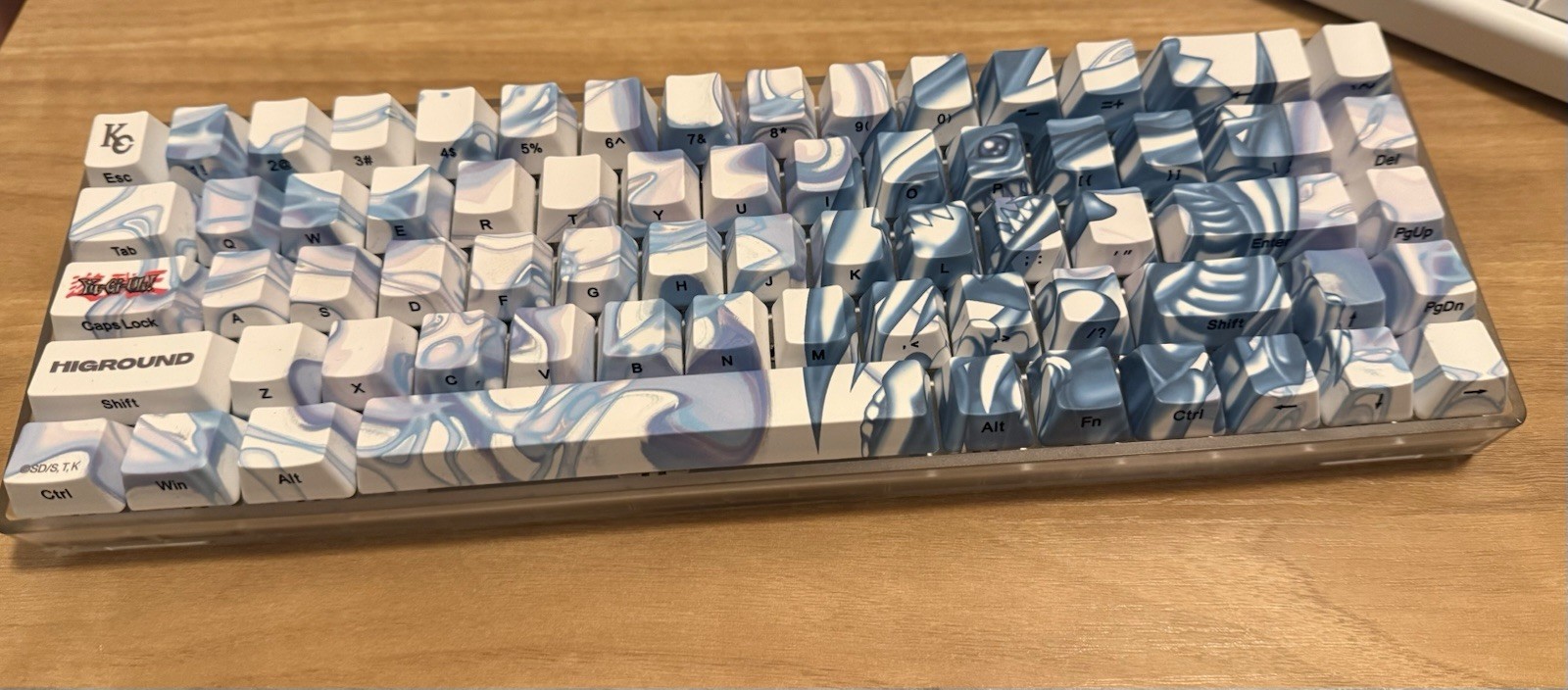 Highground x Yu-Gi-Oh Blue Eyes White Dragon Mechanical Keyboard