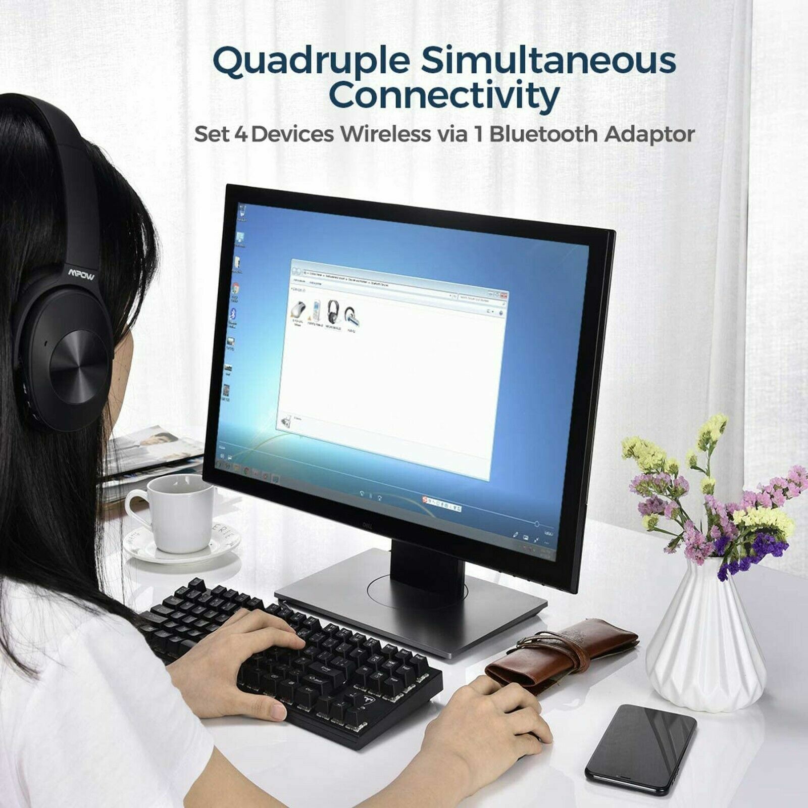 NEW USB Bluetooth 5.0 & 4.0 Wireless Audio Music Stereo Adapter receiver USA LOT