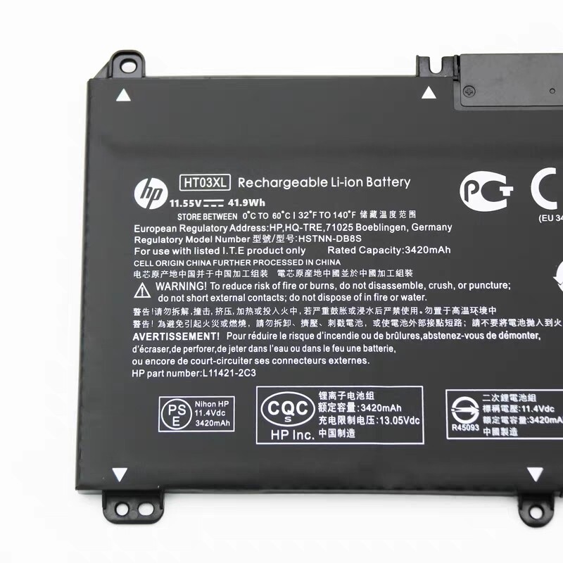 OEM NEW HT03XL Battery HP 240 245 250 255 G7 348 G5 Pavilion 14 15 17 L11119-855