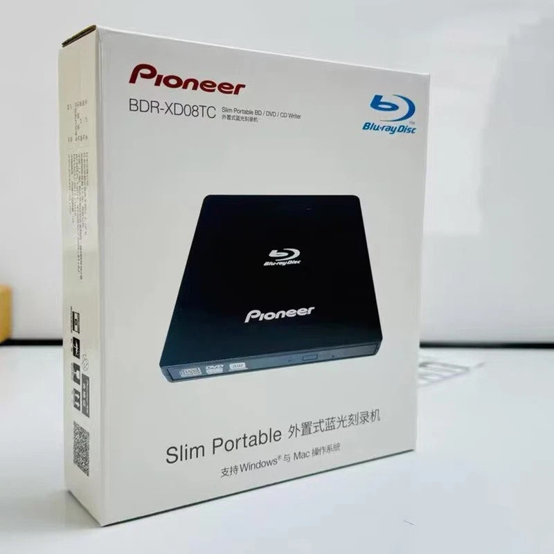 Original BDR-XD08TC BD/DVD/CD Blu-Ray Drive Optical Burner Player USB3.0/2.0