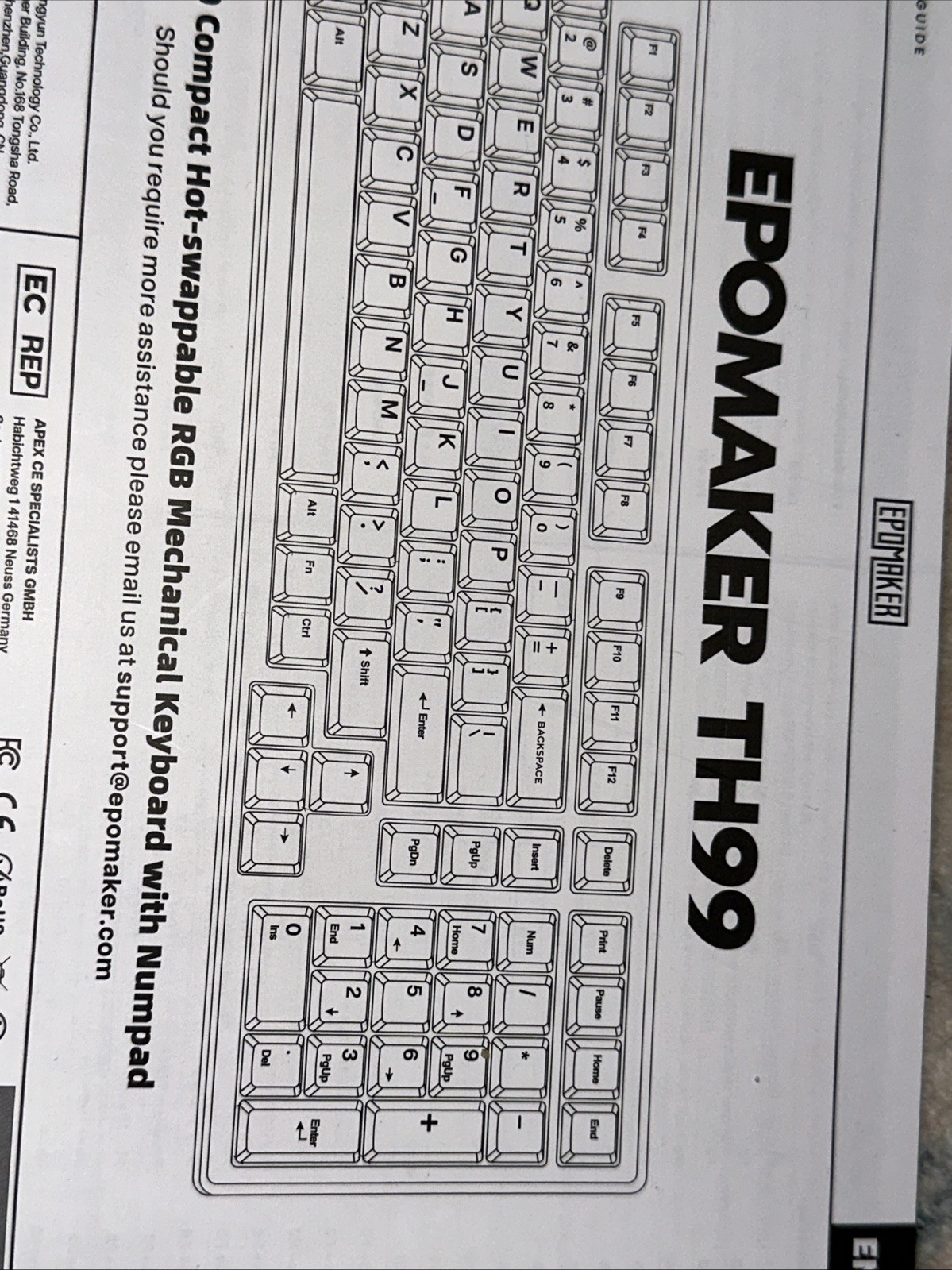 EPOMAKER TH99 96% Tri-Mode Wireless Gasket Hot Swappable Mechanical Keyboard