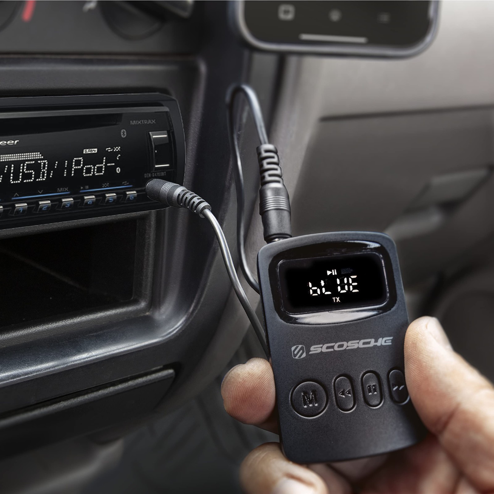 BTTRFM-SP1 Portable Bluetooth Transmitter/Receiver, FM Transmitter and Wireless