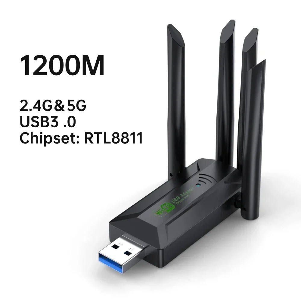 USB 3.0 Wireless WIFI Adapter 1300Mbps Long Range Dongle Dual Band Network lot