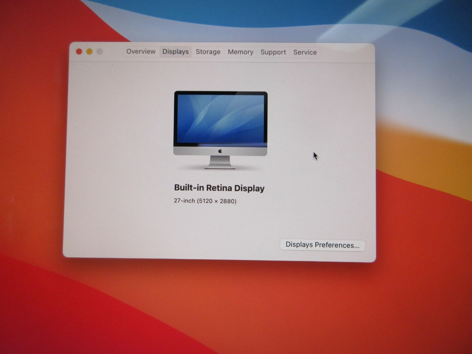 Apple iMac 27″ 5K Retina 2020 i5 3.3GHz, 16 GB RAM, 2TB SSD,GPU 5300 4GB OS X