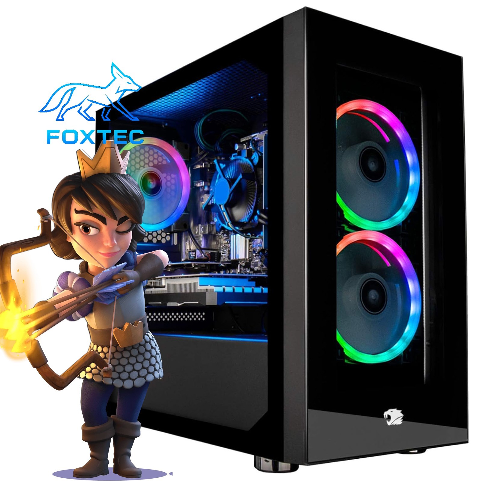 iBuyPower ARGB Gaming Desktop i7 Computer PC 32GB RAM 1TB SSD RTX4060 Win11 WIFI