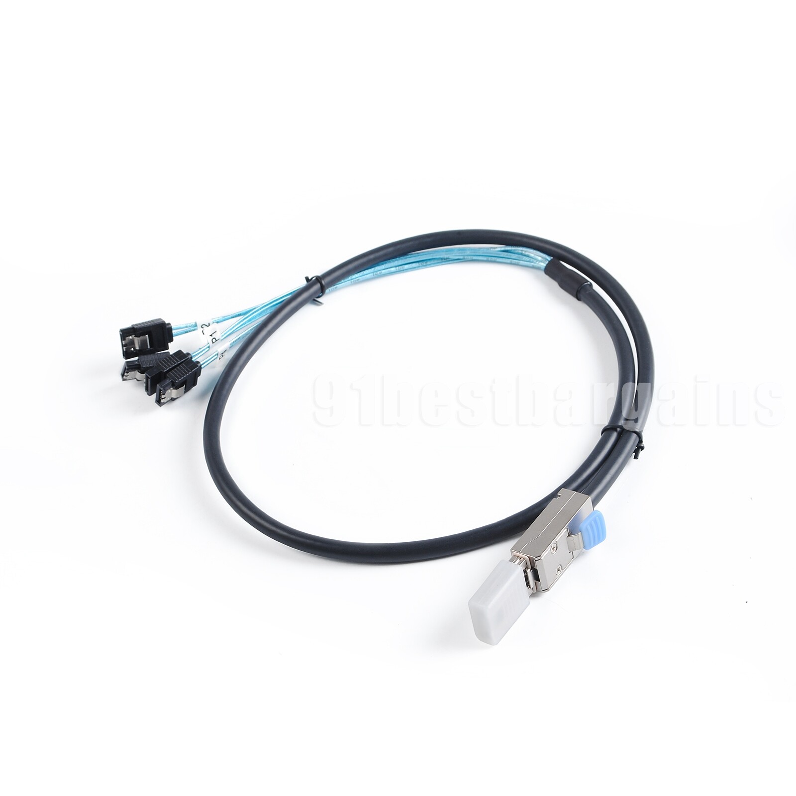 Mini SAS SFF-8088 to 4x SATA 7Pin Mini-SAS Male TO SATA Adapter Cable 1M 3.3ft