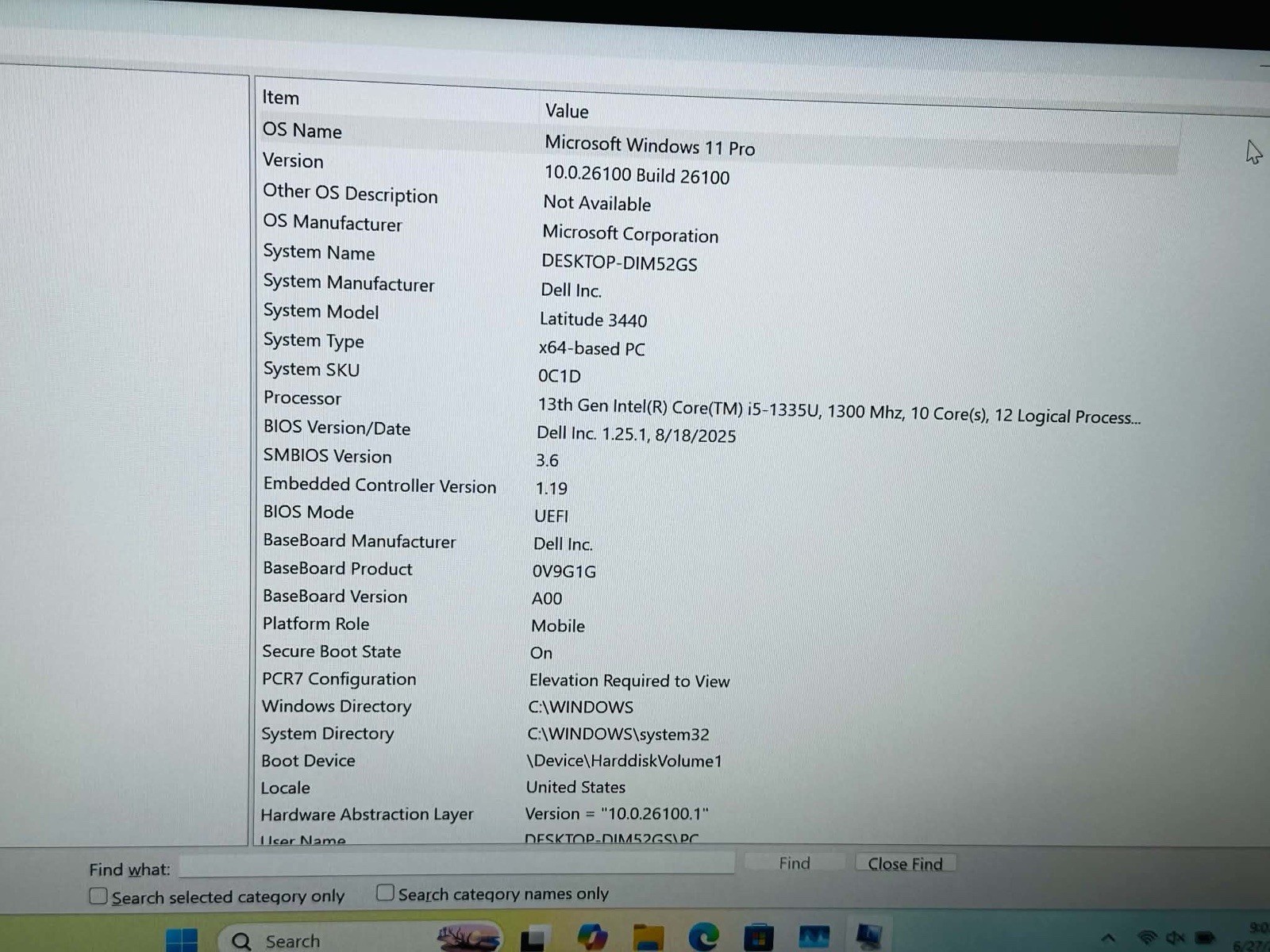 Dell Latitude 3440 14in i5-1335U 16GB 512GB SSD Intel UHD Win11 Pro
