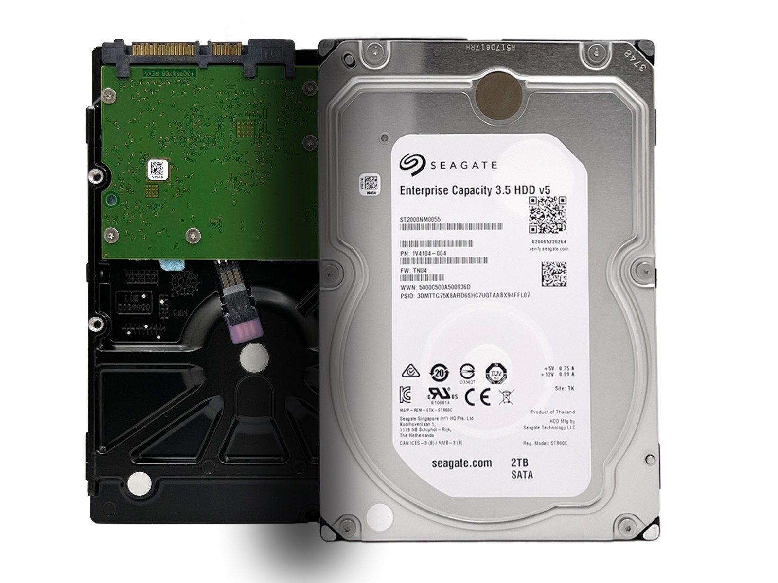 Seagate ST2000NM0055 2TB 128MB 7200RPM 3.5″ SATA 6.0Gb/s Enterprise Hard Drive