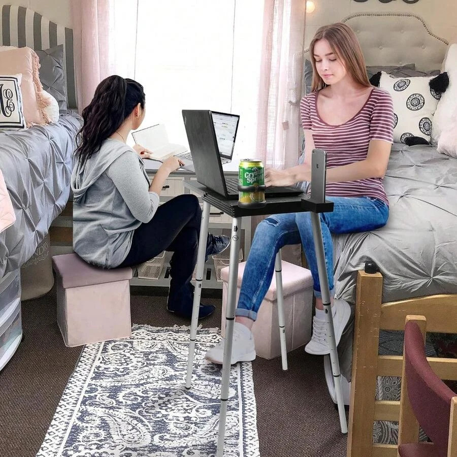 Portable Laptop Computer Stand Desk Table Compact Foldable Lightweight 3 Lbs