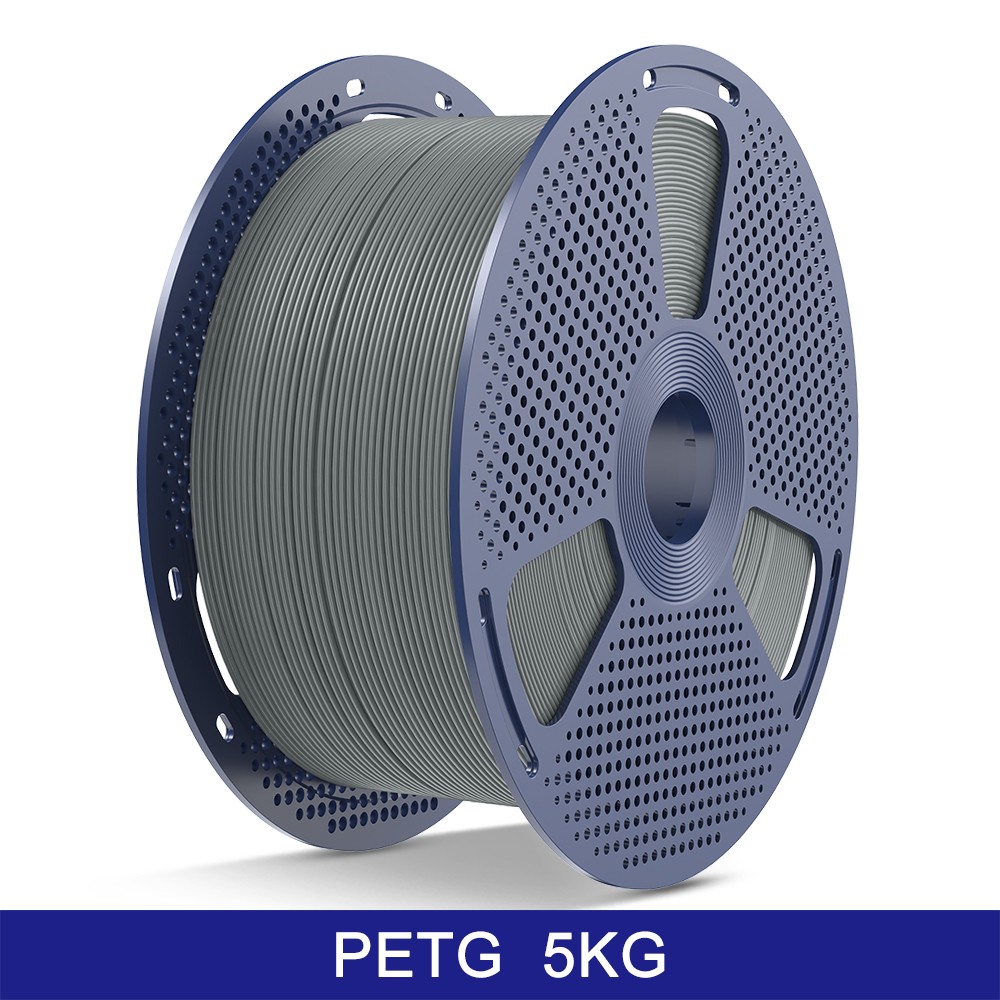 JAYO 5KG PETG Gray Large Spool 11lbs 3D Printer Filament 1.75mm Neatly Wound