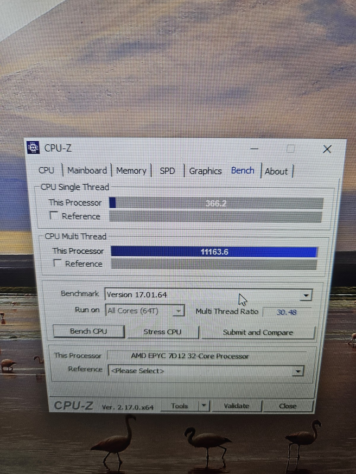 Unlocked AMD EPYC 7D12 1.10GHz-3.00GHz 32 core 64 Threads SP3 180W CPU Tested