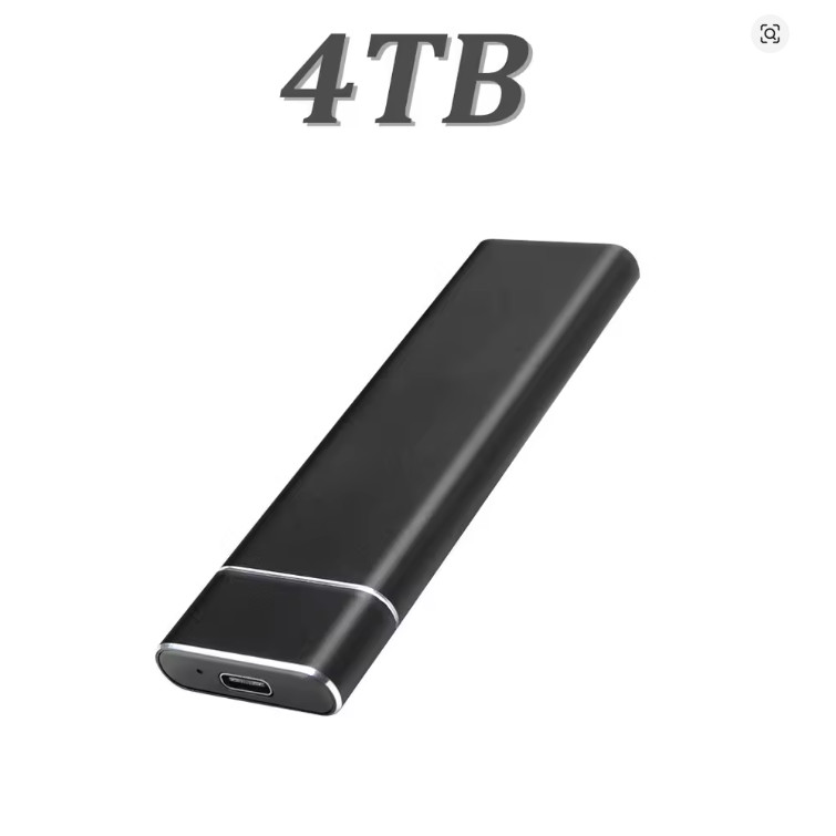 4TB Portable SSD External Solid State Drive USB 3.1 Type-C for PC Mac