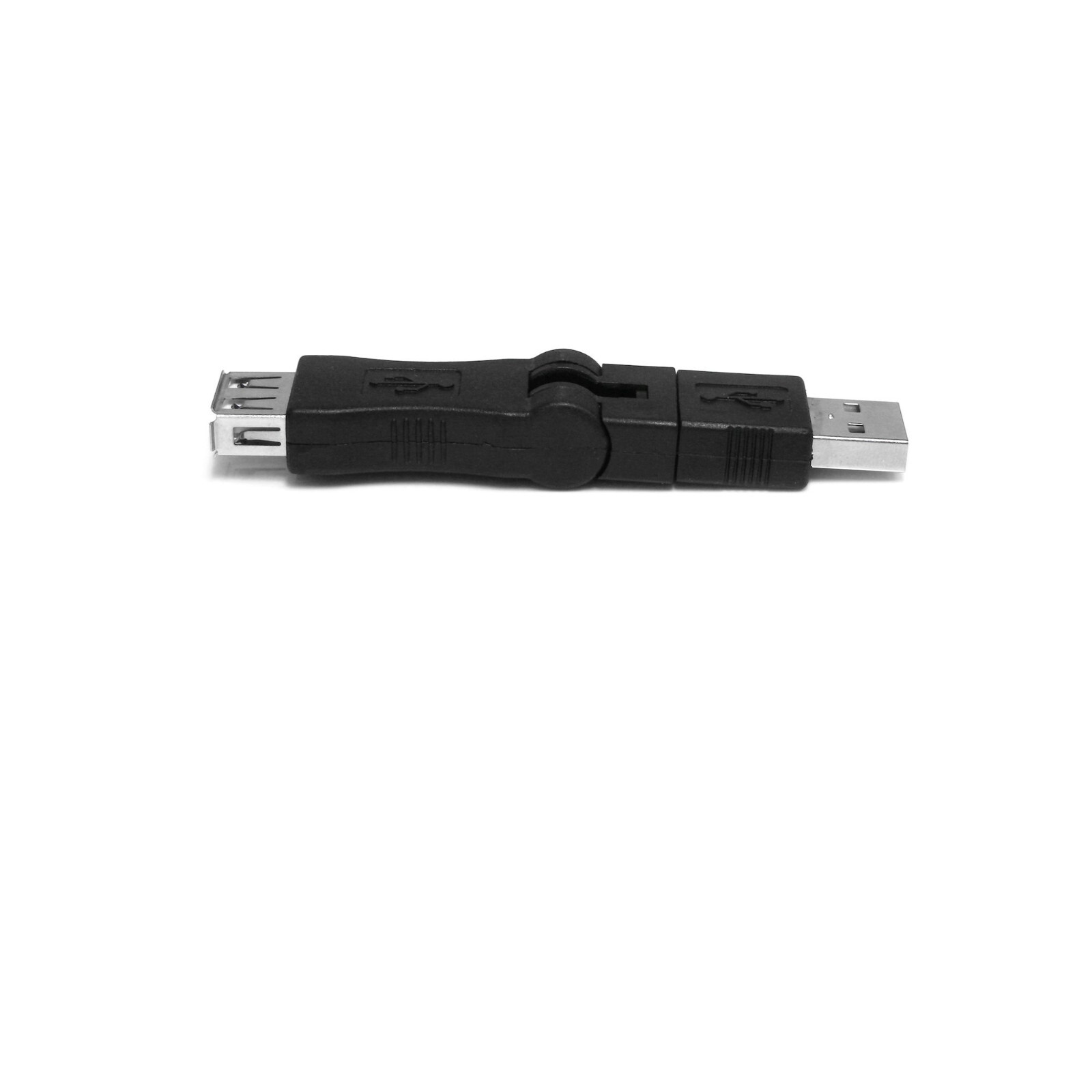 Rotating and Swivel USB A to USB A Cable Adapter M/F (2 Pcs.)