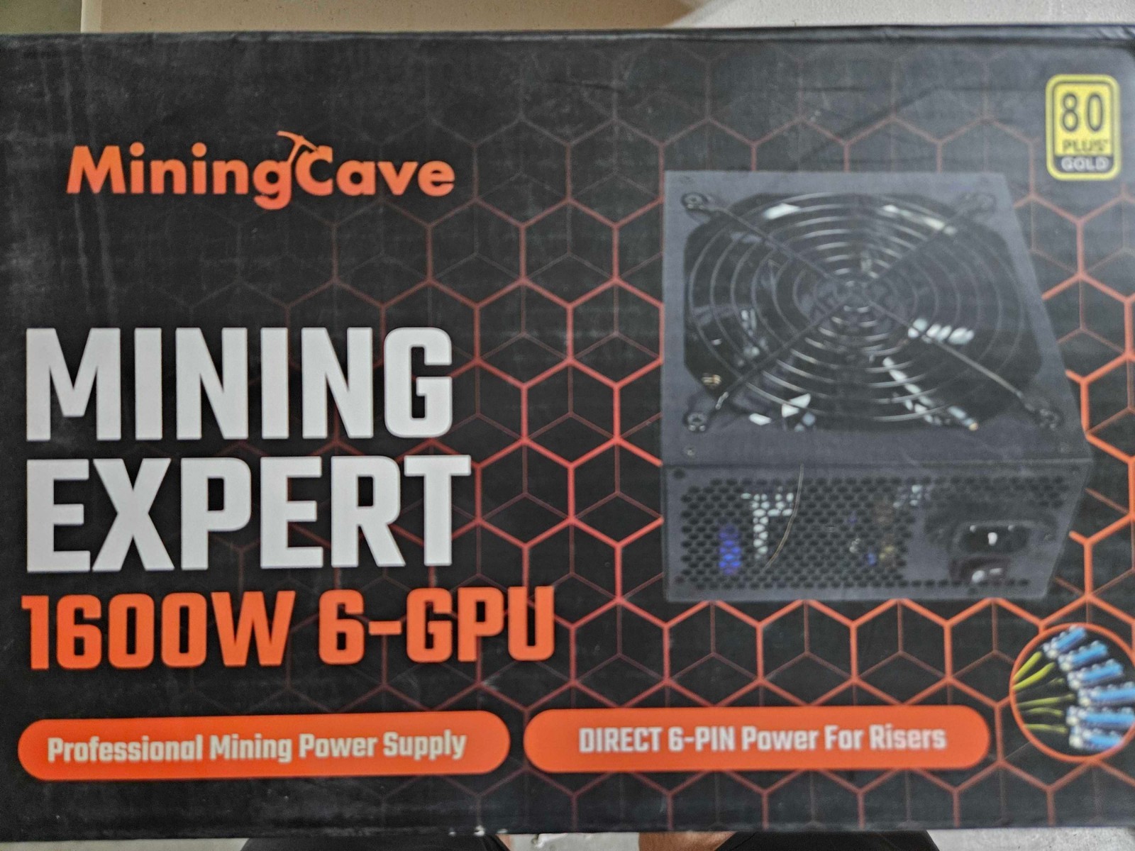 Mining Expert PSU 1600W 6 GPU (Mining Cave ATX Power Supply)