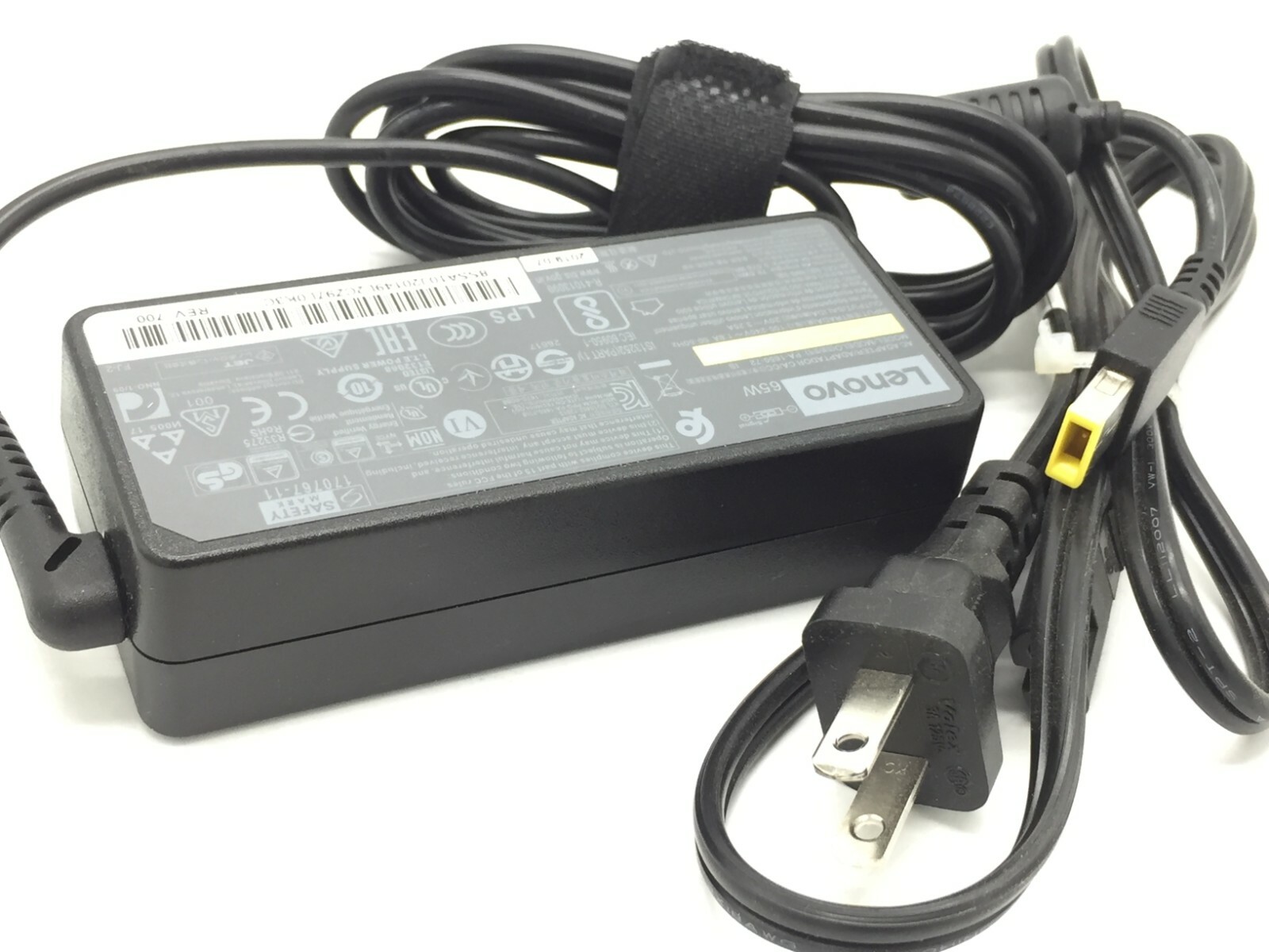 Lenovo (lot 5) 65w 20V 3.25A Ideapad Yoga Laptop AC adapter Charger flat tip