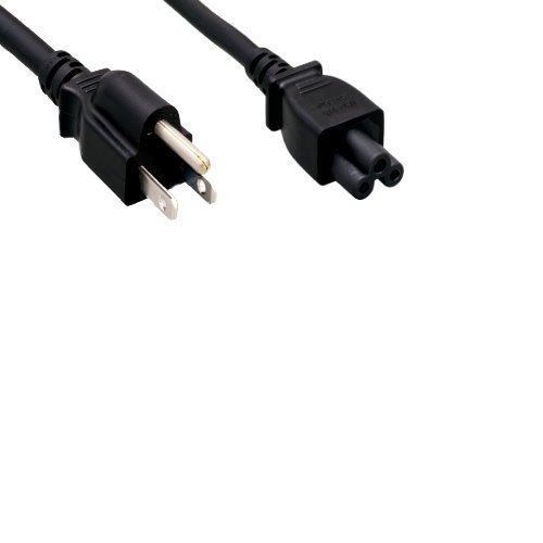 1ft-15ft Notebook Laptop AC Power Cord 3 Prong NEMA5-15P/IEC320 C5 Cable 18 AWG
