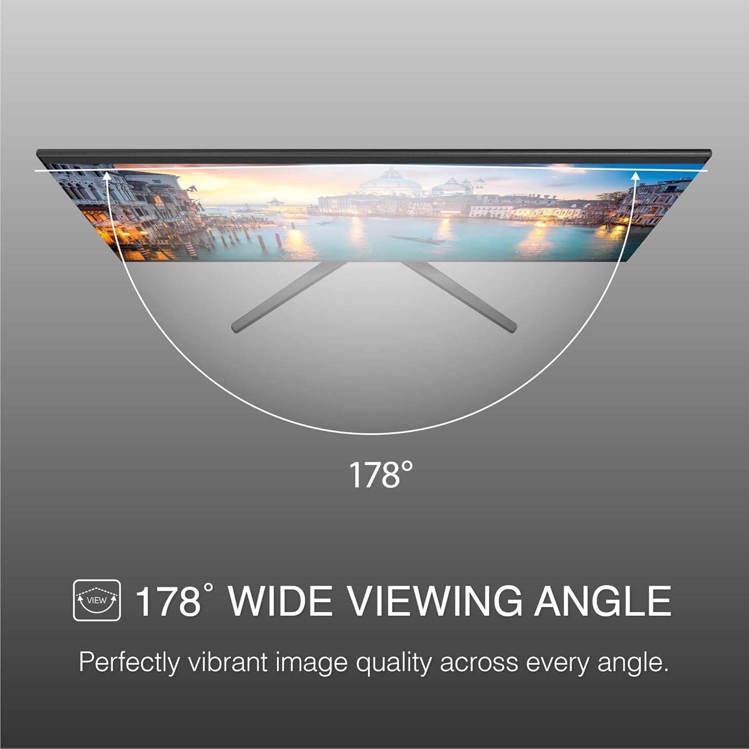 27″ FHD Monitor, 1920×1080, 75hz, Ultrawide, VESA, Tilt, HDMI/VGA, Slim Bezel
