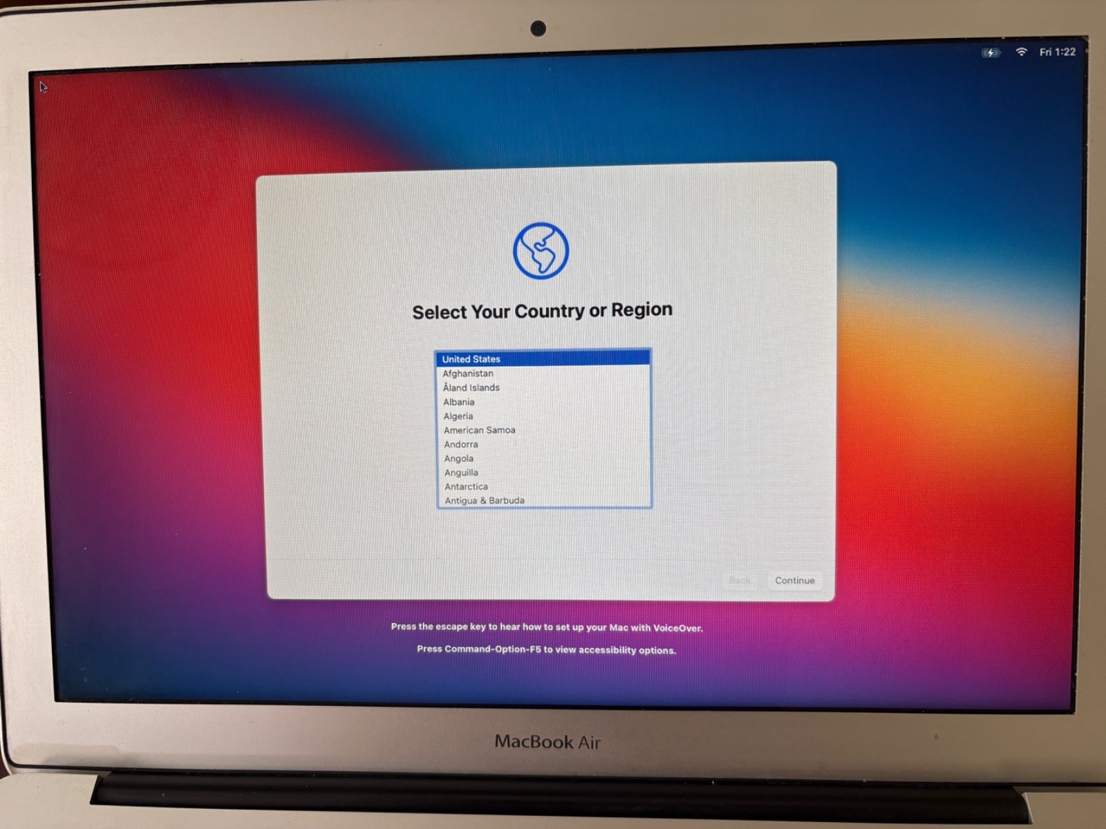 Apple MacBook Air 13.3 Silver Model A1466 Excellent Condition NEEDS Power Cord