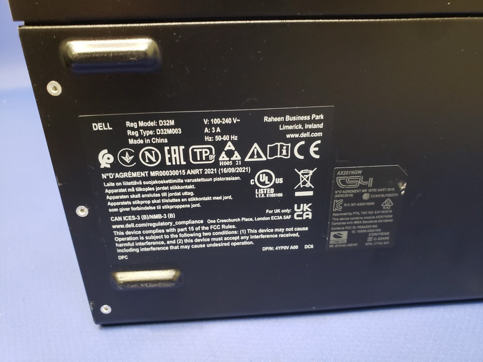 Dell Vostro 3910 Tower Desktop Intel Core i3-12100 | 16GB RAM | NO HDD