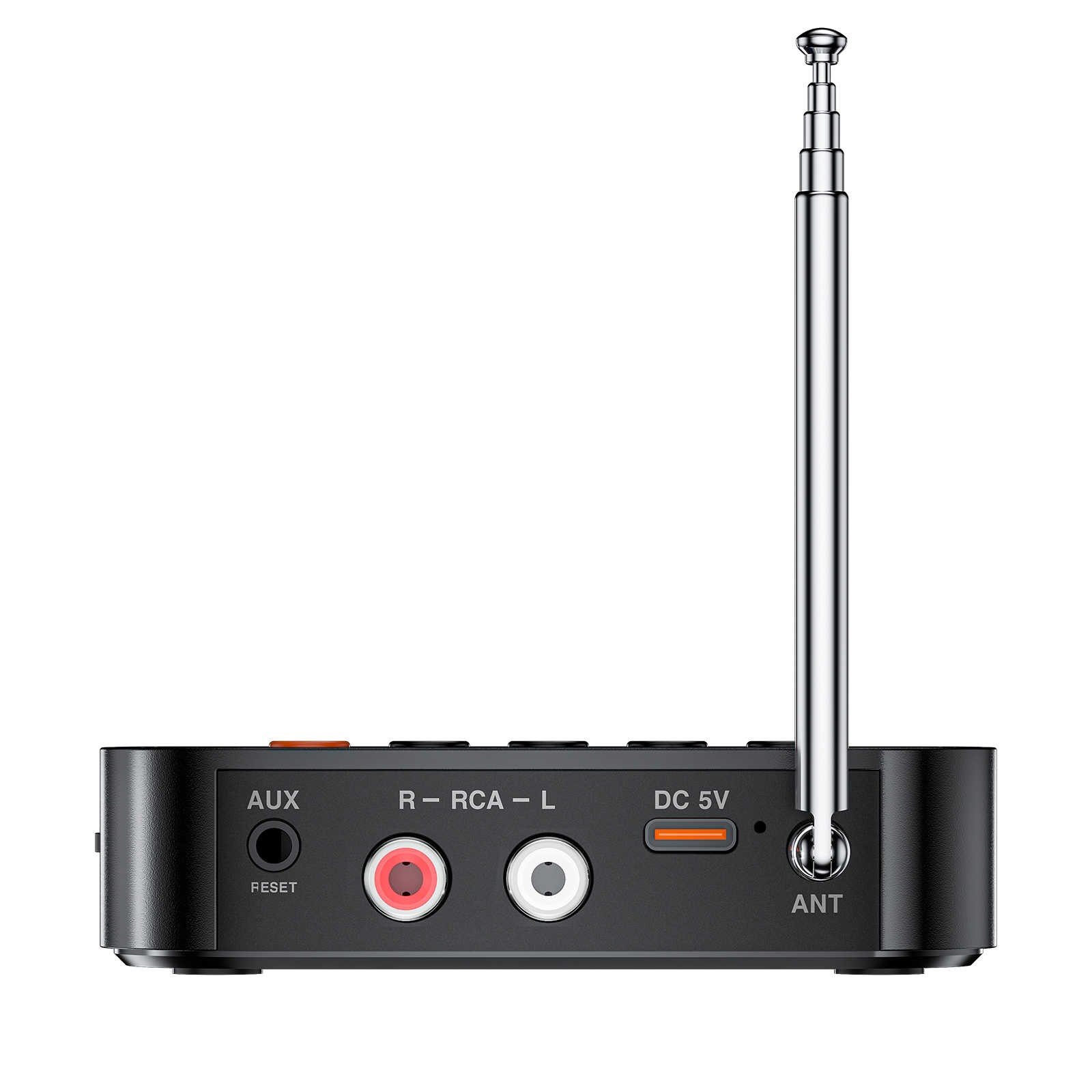 30 Days Standby Bluetooth 6.0 HiFi Audio Receiver FM Radio Adapter Gear LED