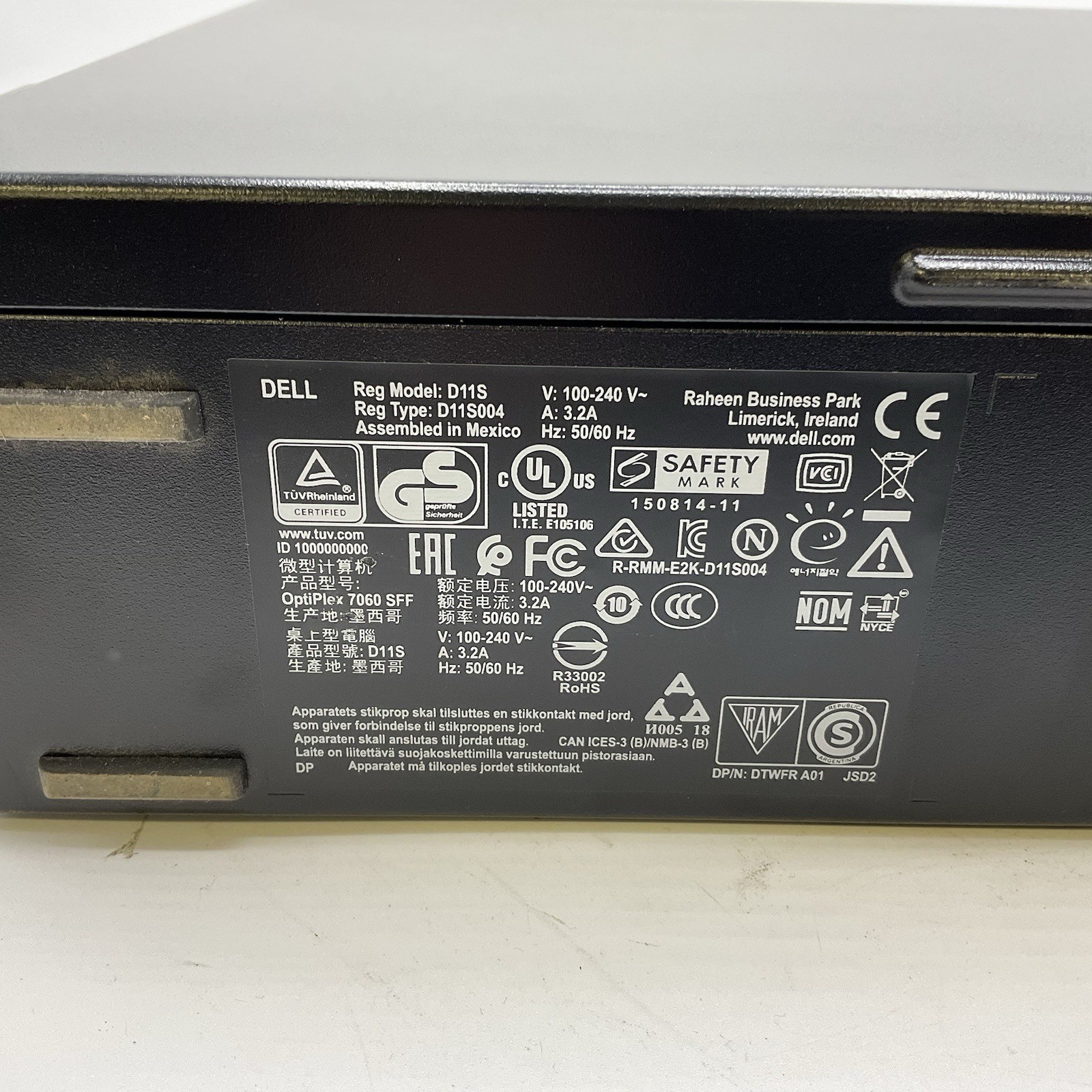 Dell OptiPlex 7060 SFF | i7 8700 | 8GB RAM | 256GB M2 SSD | Win 10 Pro