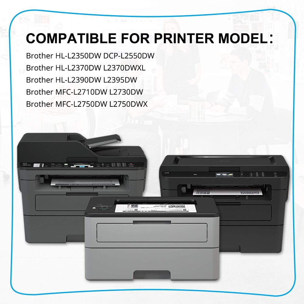 2 PK DR730 Drum Unit For Brother TN760 HL-L2350DW L2370DW MFC-L2710DW printer