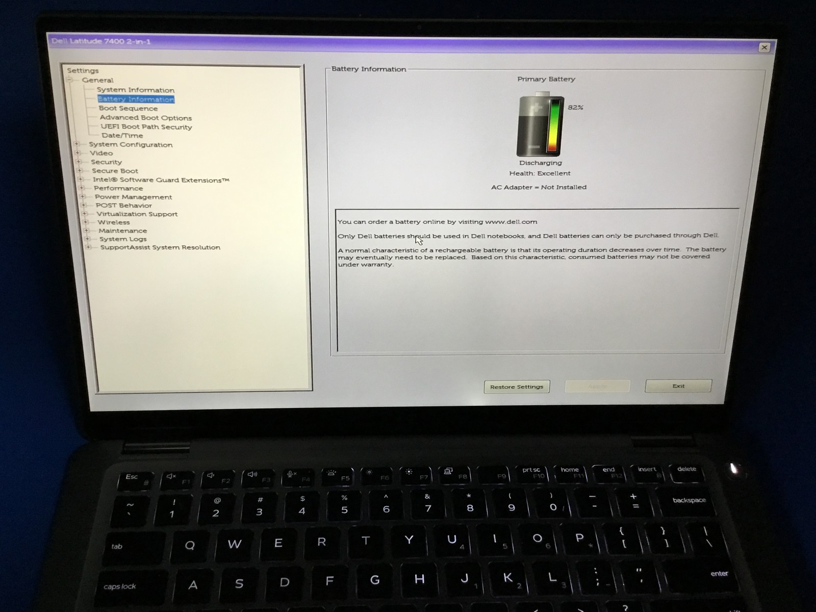 Dell Latitude 7400 2 in 1 i5-8265U@1.60Gz 8GB RAM 512GB SSD BT BKLIT CAM TOUCH