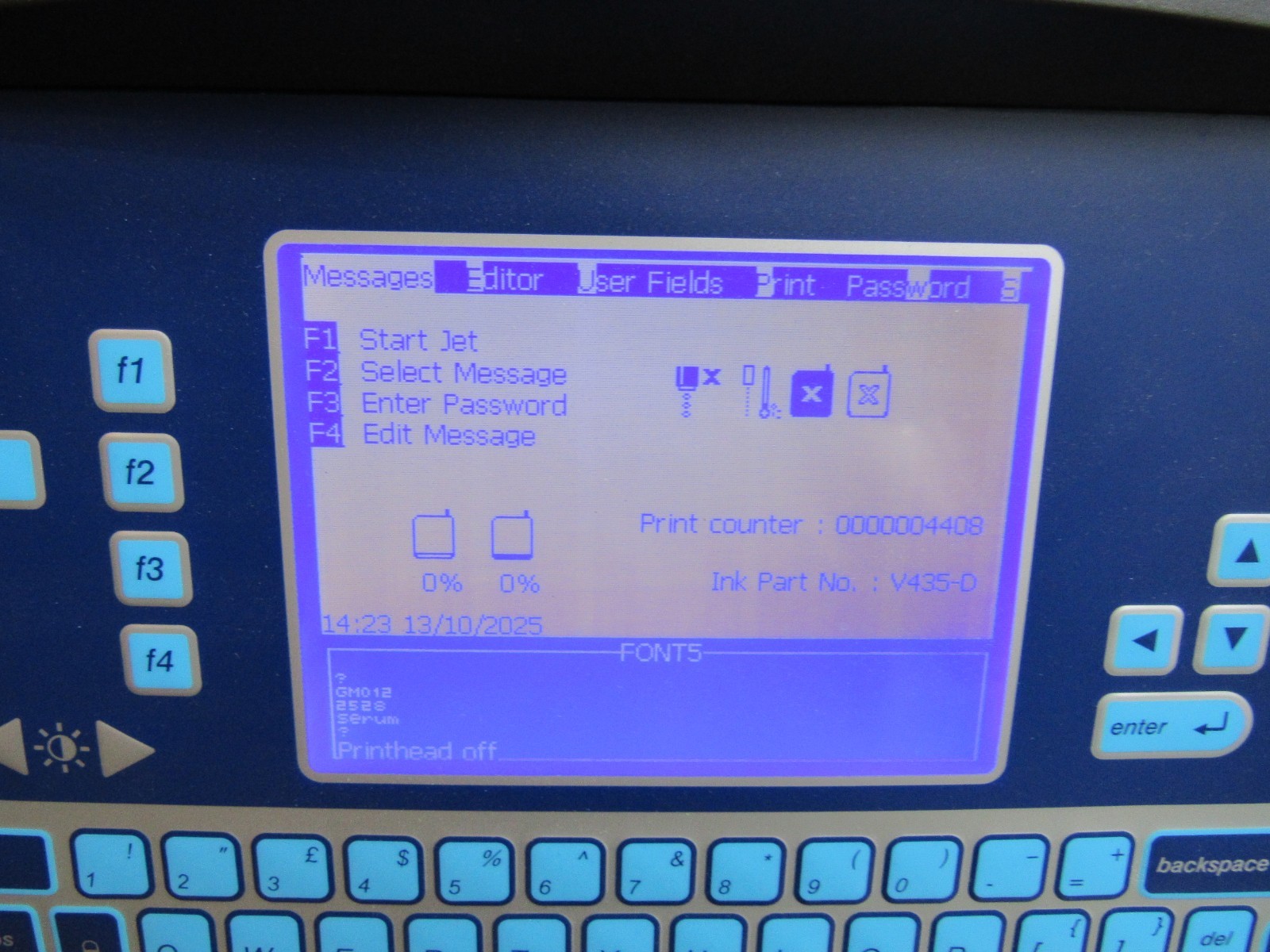 VideoJet 1520 Ink Jet Coding Machine W/ TubeWriter 360 30 Days Warranty
