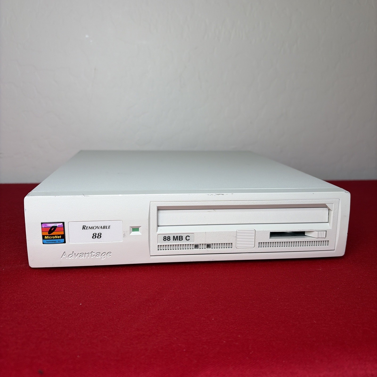 MicroNet Advantage SyQuest 88 MB C Removable External SCSI Hard Drive – TESTED