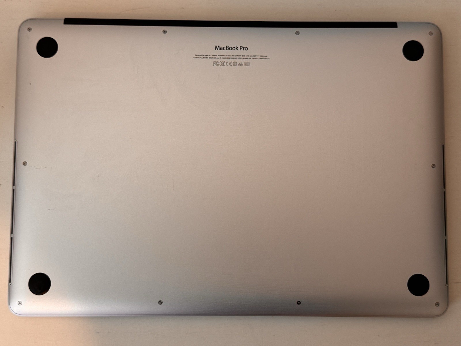 APPLE MACBOOK PRO 15 | 16GB | 256GB SSD | i7 3.4GHZ | RETINA |MONTEREY |WARRANTY