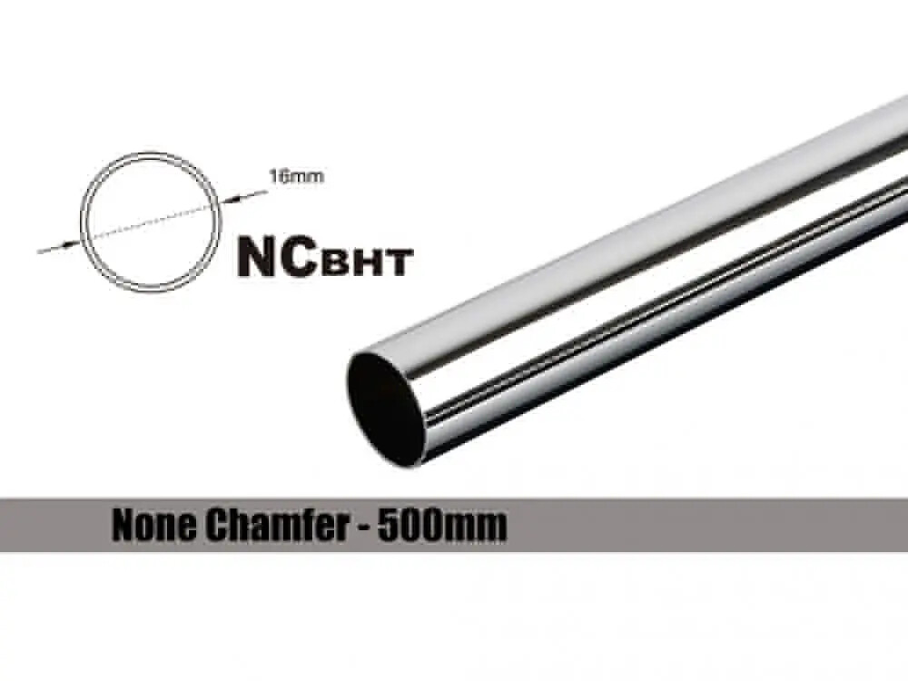 Bitspower None Chamfer Brass Hard Tubing OD16MM Shining Silver – Length 500 MM