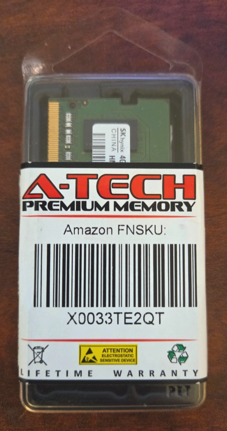 SK hynix China 4GB 1Rx16 PC4-2666V-SC0-11 DDR4 2666MHz Non-ECC SODIMM Memory RAM