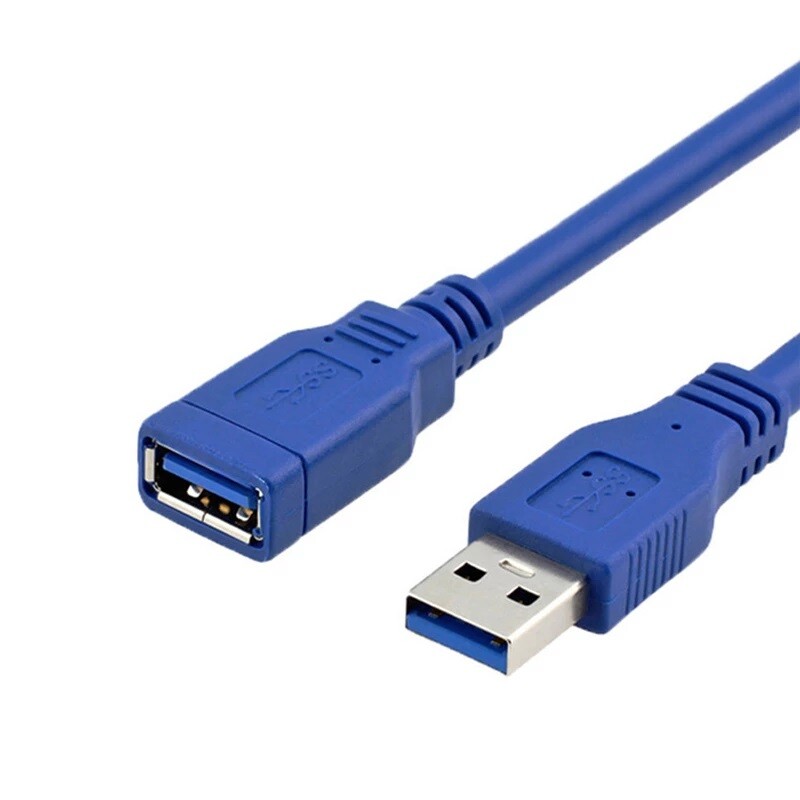 USB Cable Type A Male to A Male Female B Male Micro B Male BLACK BLUE WHITE Lot