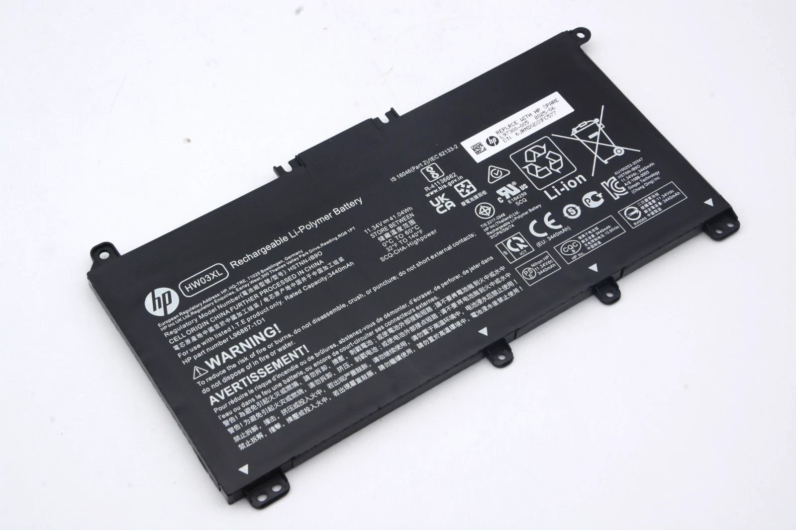 Genuine HW03XL Battery For HP Pavilion 15-EG 15-EH 15T-EG 17-CN 17-CP L97300-005