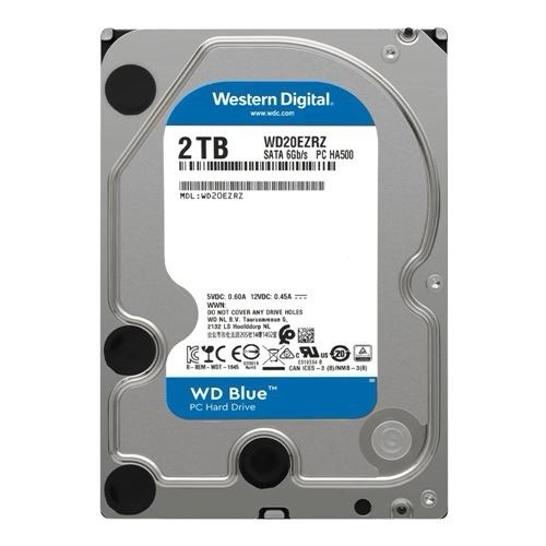 Western Digital WD Blue 2TB 3.5” SATA HDD WD20EZBX 7200RPM PC Hard Drive