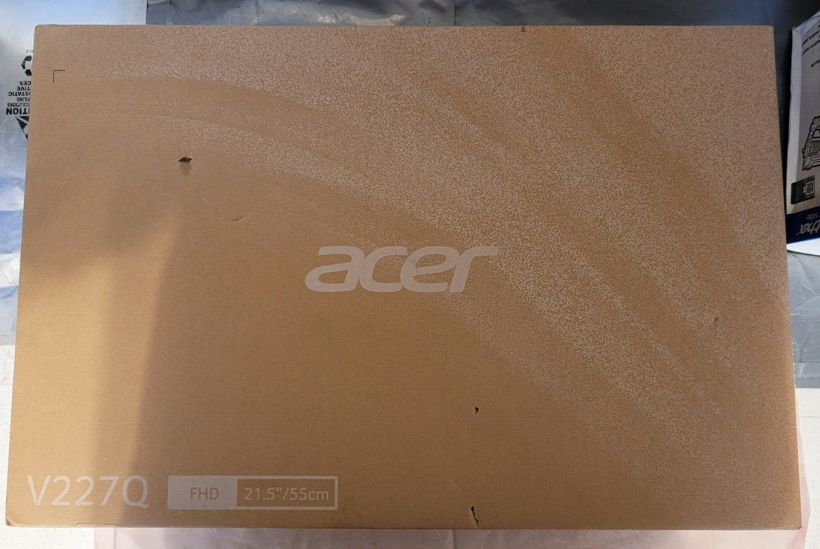 Acer V227Q Hbmipx 21.5″ Full HD LED Monitor 16:9 Black NEW W/ Built in Speakers