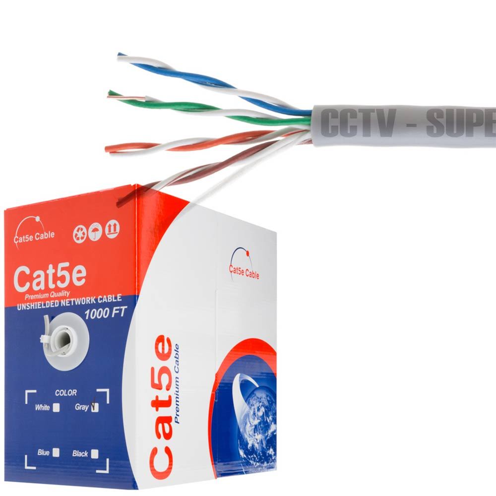 500ft/1000ft CAT5e/CAT6 Ethernet Cable Professional Network UTP CCA High Speed
