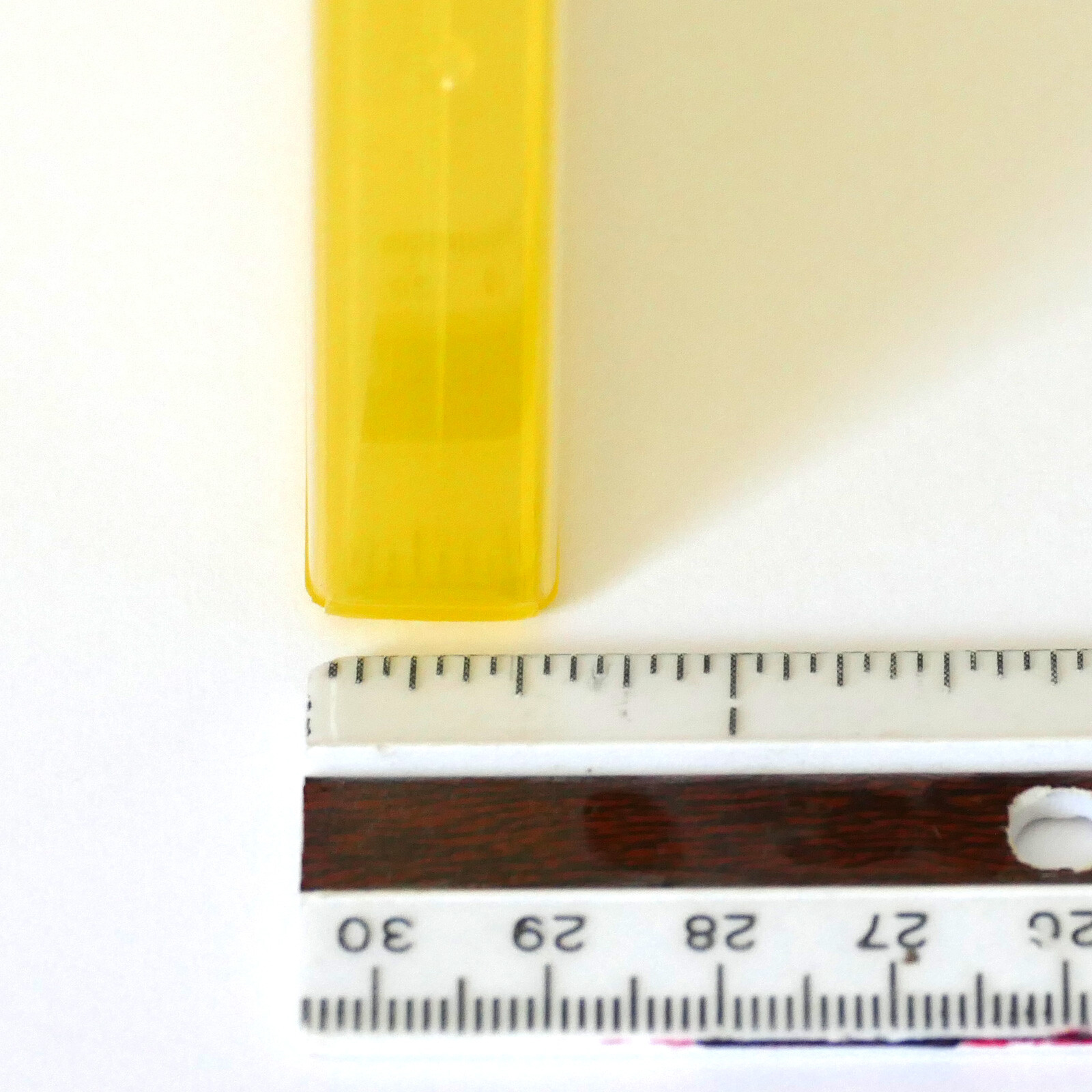 1 Clear YELLOW Single DVD Case Standard 14mm Color Tinted Full Sleeve Clips NEW
