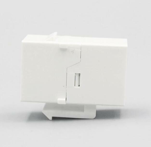 5 pcs LOT Inline RJ45 Keystone Wall Coupler Jack Adapter White CAT6/6e