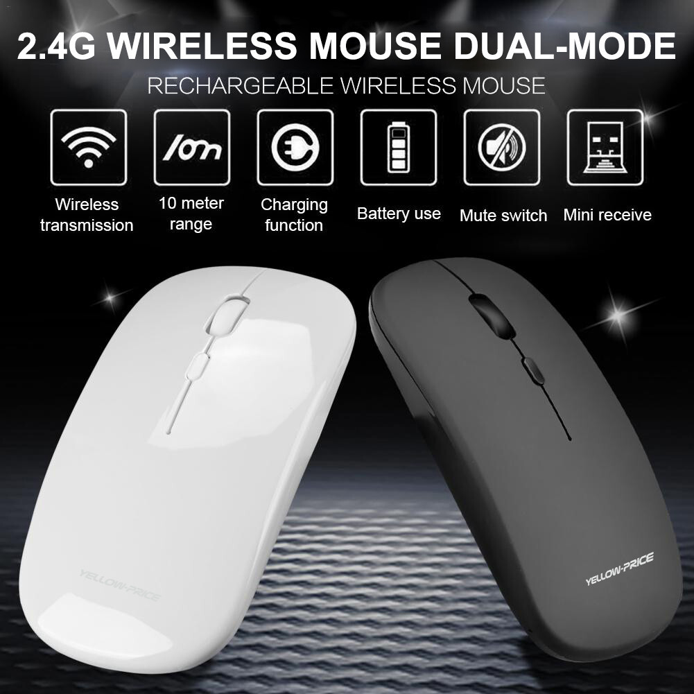USB-C Dual Wireless Mouse For Macbook Pro 14 16 A2442 A2485