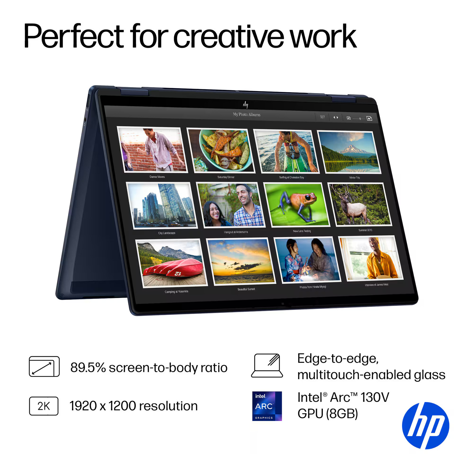 HP – OmniBook X Flip 2-in-1 – Copilot+ PC – 14″ 2K Touch-Screen Laptop – Inte…