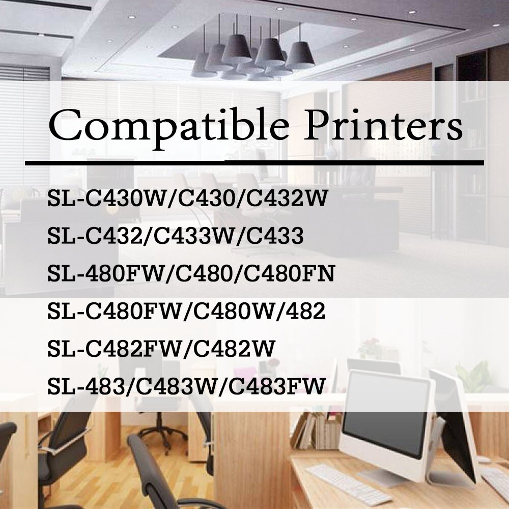 (1-Pack, Black) 404S Black Toner Cartridge CLT-404S for C480 Printer