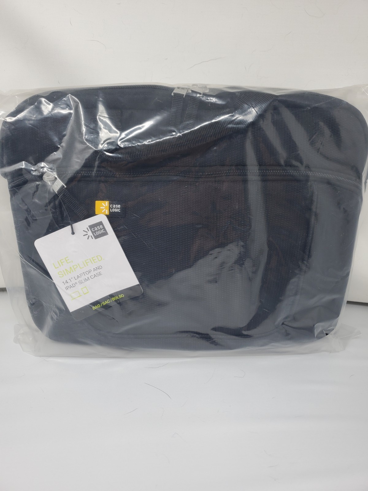 Case Logic Advantage 14.1″ Laptop iPad Case Bag (Black) Attaché AUA314 NEW
