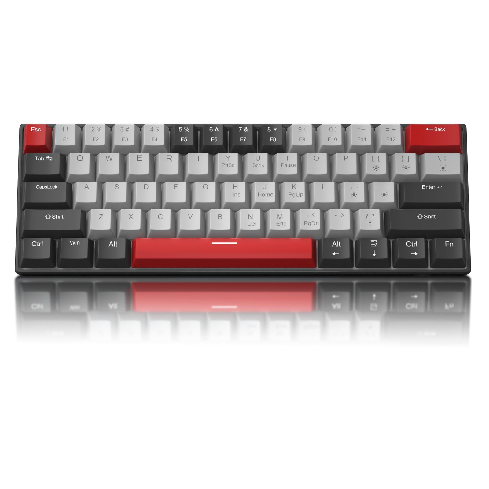 Camiysn 60% Mechanical Gaming Keyboard,Mixed Color Keycaps Gaming Keyboard wi…