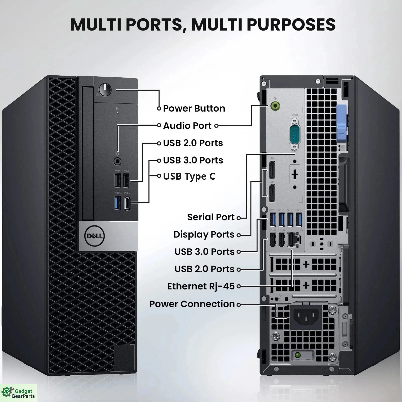 Dell Windows 11 Pro Desktop Computer PC Up To i7 7th Gen. 32GB RAM 4TB SSD/HDD