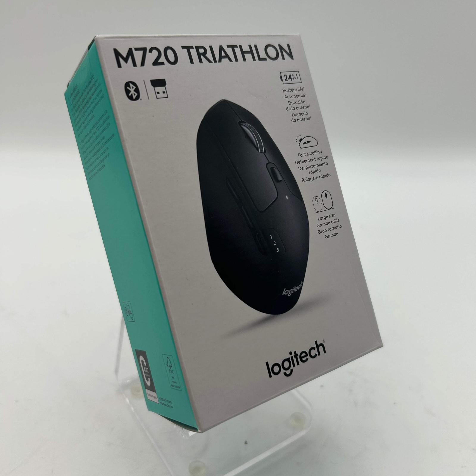 Logitech M720 Triathlon Wireless Mouse – Brand New