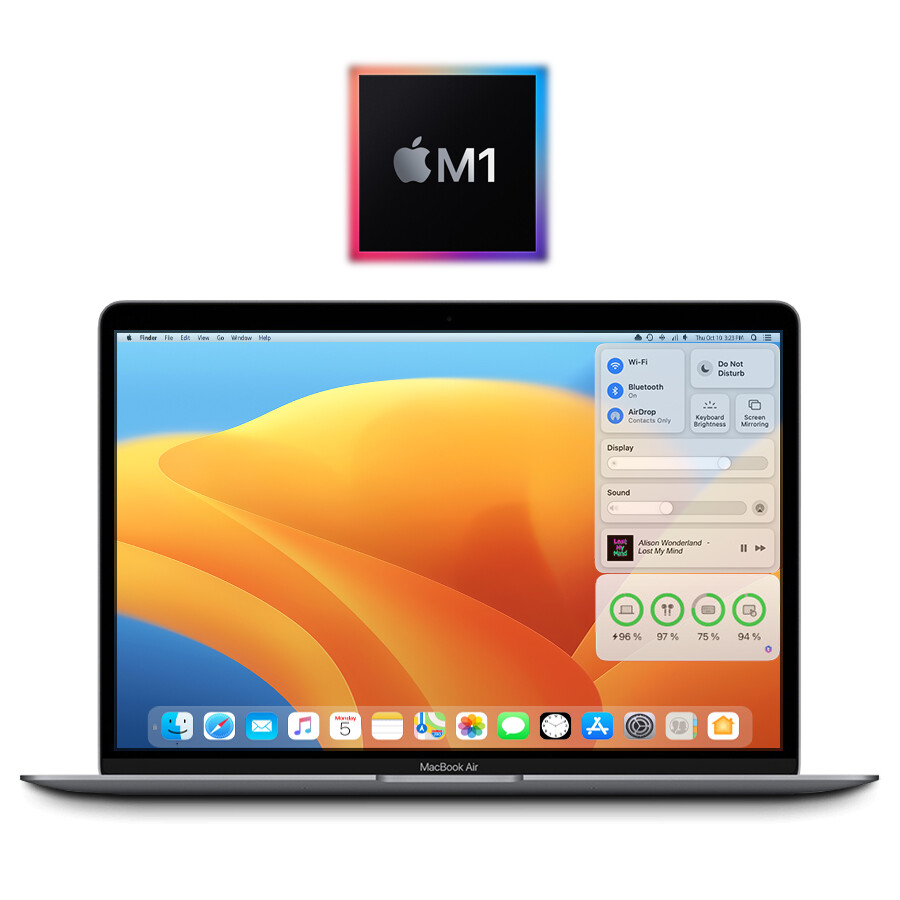 2020 MacBook Air 13.3″ MGN63LL/A M1 3.2GHz/8GB/256GB/7-Core GPU (SG) – Very Good
