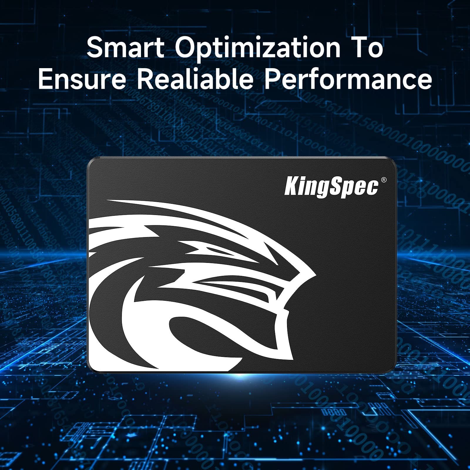 KingSpec 512GB 2.5 SSD SATA III Internal – 550MB/s Read, 520MB/s Write with 3…